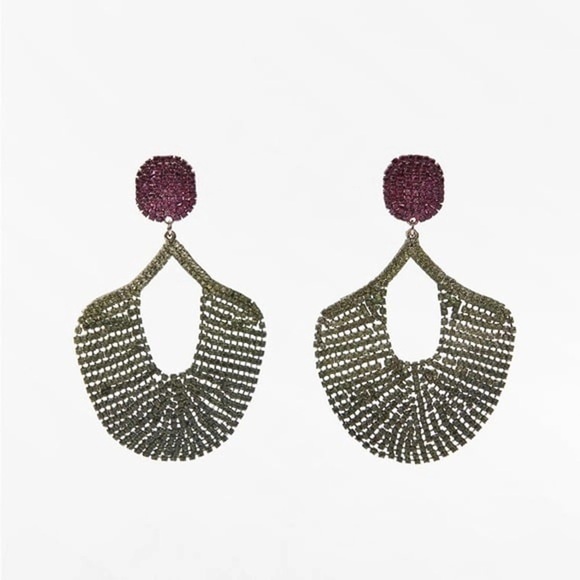 NWT Zara Jewel Earrings - Picture 5 of 7